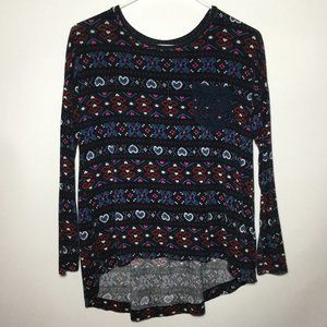 Abercrombie Kids Mixed Print Soft Long Sleeve Tee